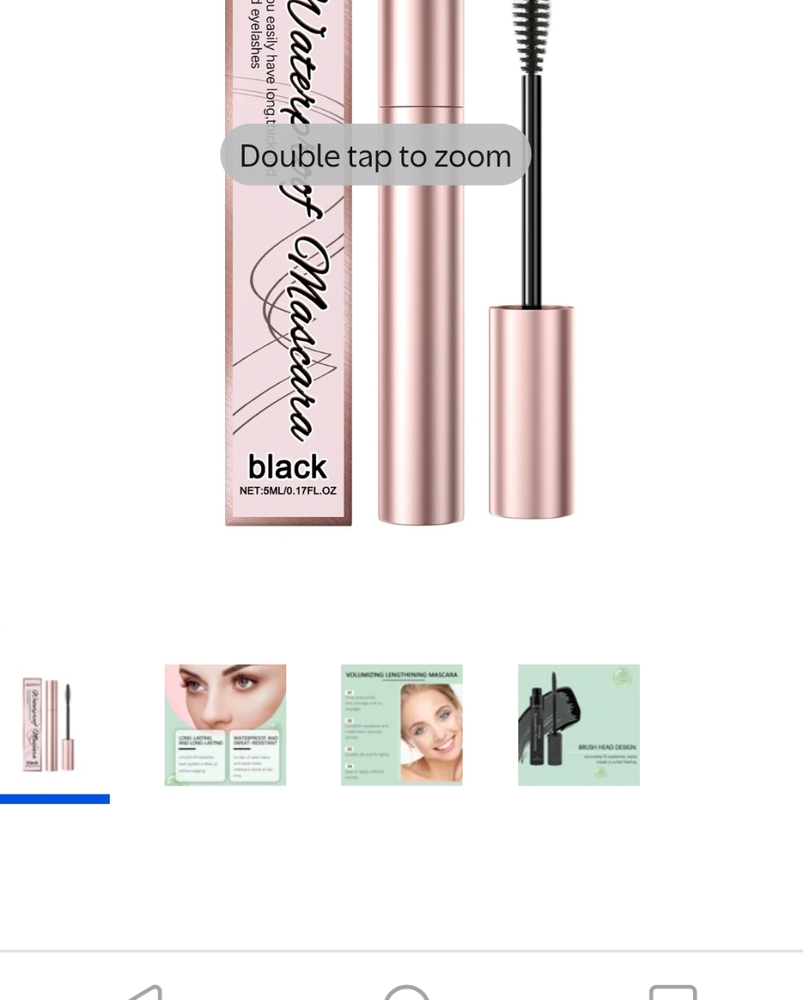 ZEPHOCO black Waterproof Long Lasting Mascara with Comb Brush - Volumizing